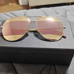 Dior Gold and Pink Sunglasses